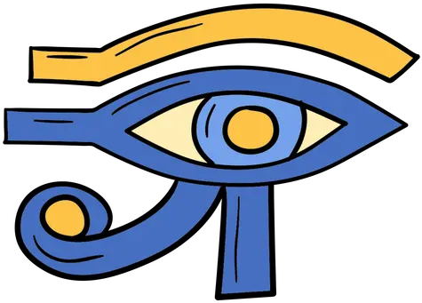  Hand Drawn Eye Of Horus Dot Png Eye Of Horus Png