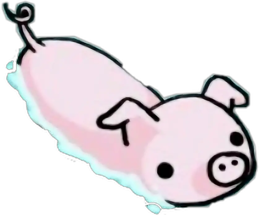  Pig Piggy Abdl Ddlg Pink Cute Adorable Cute Cartoon Pig Swimming Pig Cartoon Transparent Png Pig Emoji Png