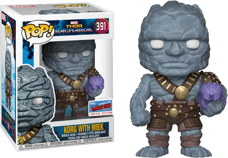  Marvel Thor Ragnarok Korg With Miek Nycc2018 391 2018 New York Comic Con Pops Png Thor Ragnarok Png