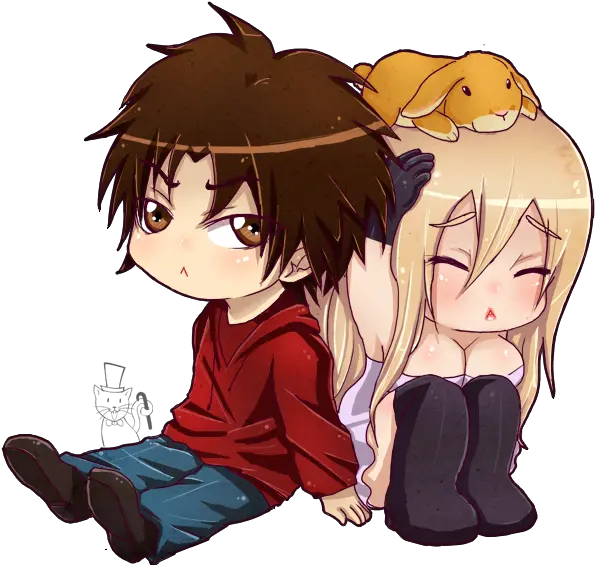  Download Free Chibi Couple Anime Png Icon Anime Girl And Boy Girl Football Icon