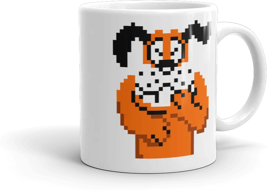  Duck Hunt Laughing Dog Nes Retro Video Game Coffee Mug Duck Hunt Dog Png Duck Hunt Png