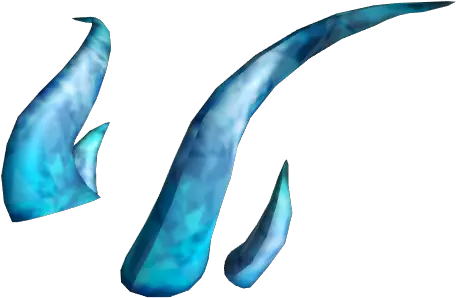  Icy Horns Rbxleaks Blue Ice Horns Roblox Png Horns Transparent