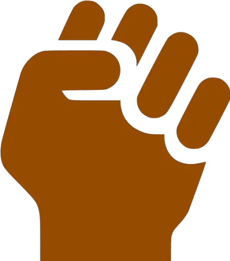  Brown Clenched Fist Icon Workplace Violence Zero Tolerance Png Fist Transparent