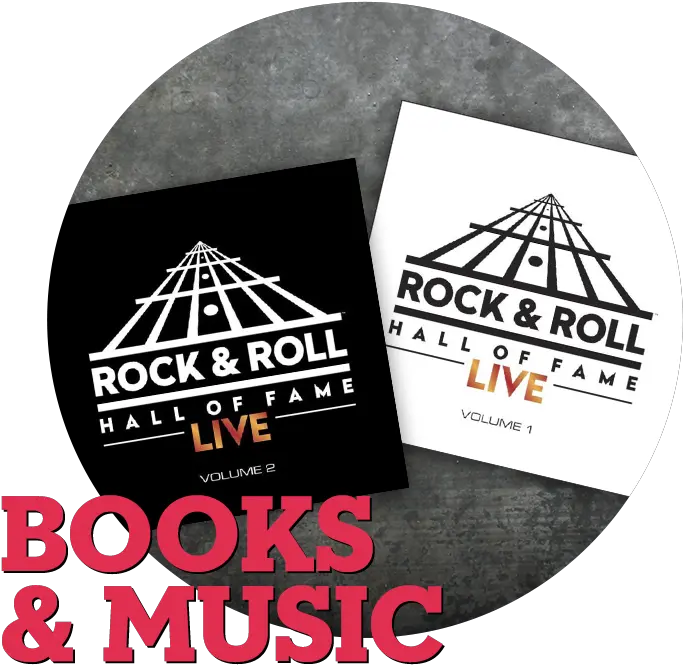  Books Dvds U0026 Music Rock N Roll Hall Of Fame Store Dot Png Rock And Roll Hall Of Fame Logo