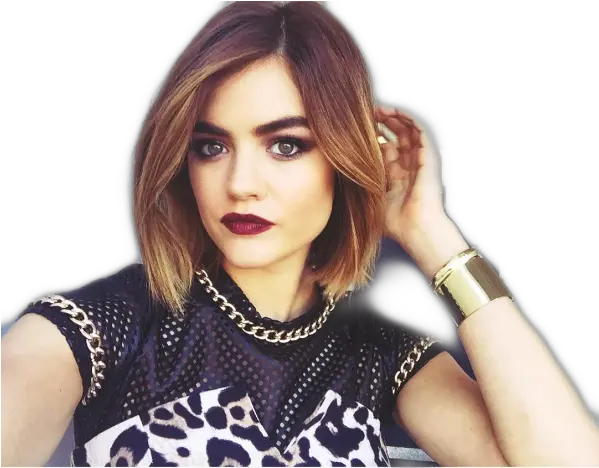  Lucyhale Aria Montgomery Pll Sticker By Lebutera Cabelo Aria Pretty Little Liars Png Lucy Hale Png