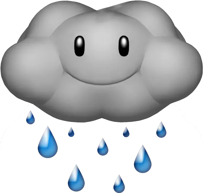  Raindrop Rain Cloud Gif Png Full Size Png Download Seekpng Mario Kart Wii Items Rain Png Gif