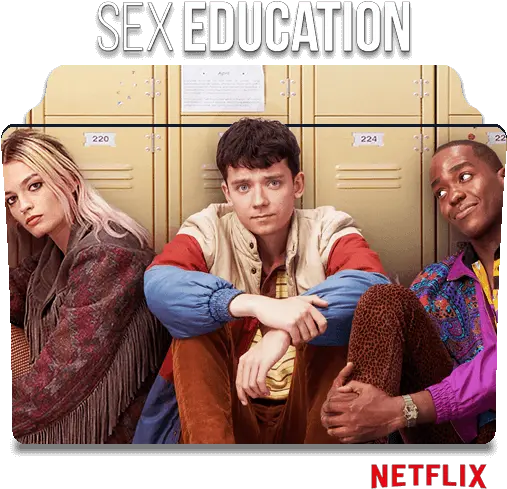  Sex Education Netfilx Folder Icon Designbust Sex Education Maeve Otis And Eric Png Sex Icon Png