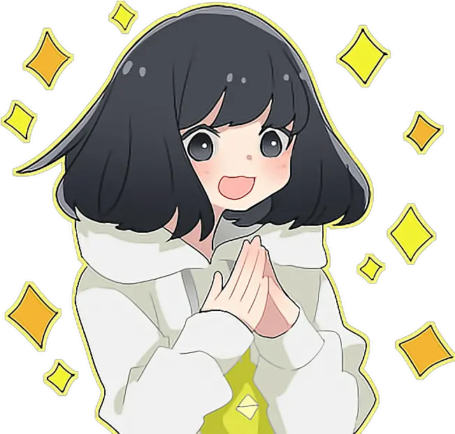  Happy Anime Girl Png Cute Kawaii Lovely Anime Happy Happy Anime Girl Black Hair Hot Anime Girl Png