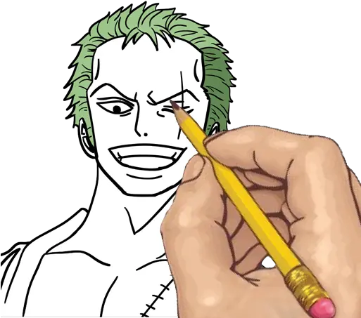  How To Draw One Piece Anime Manga Characters One Piece Character Drawing Png One Piece Transparent