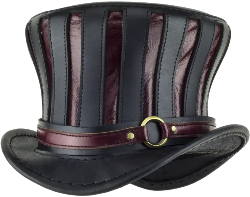  The Red Mad Hatter Leather Mad Hatter Hats Png Mad Hatter Hat Png