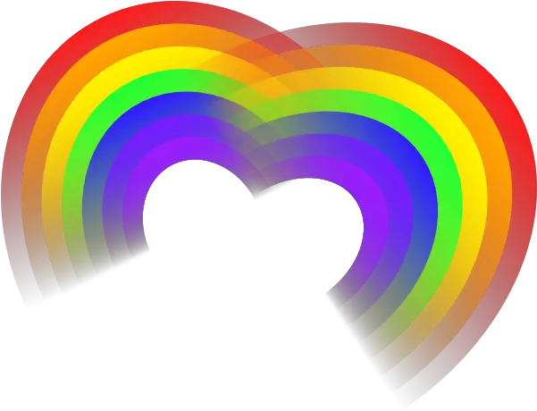  Download Hd Animated Rainbow Clipart Rainbow Heart Vector Png Transparent Rainbow Hearts Rainbow Clipart Png