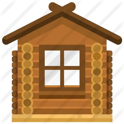  Wooden House Lumber Png Log Cabin Icon