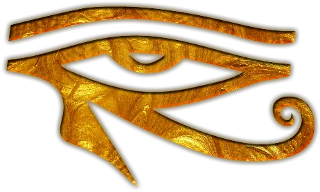  Horus Gold Png Image With No Background Wipe The Sleep From Your Third Eye Eye Of Horus Png