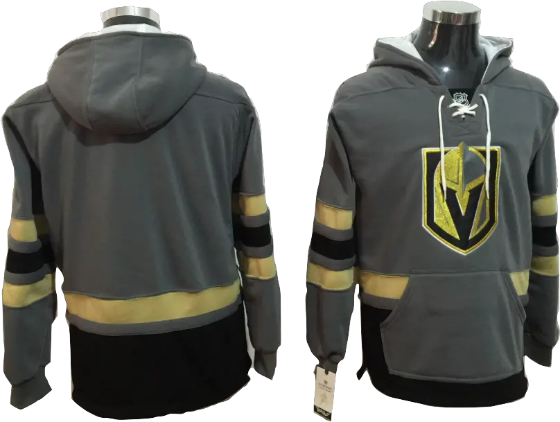  Vegas Golden Knights Lacer Blank Gray Vegas Golden Knights Old Time Hoodie Png Vegas Golden Knights Logo Png