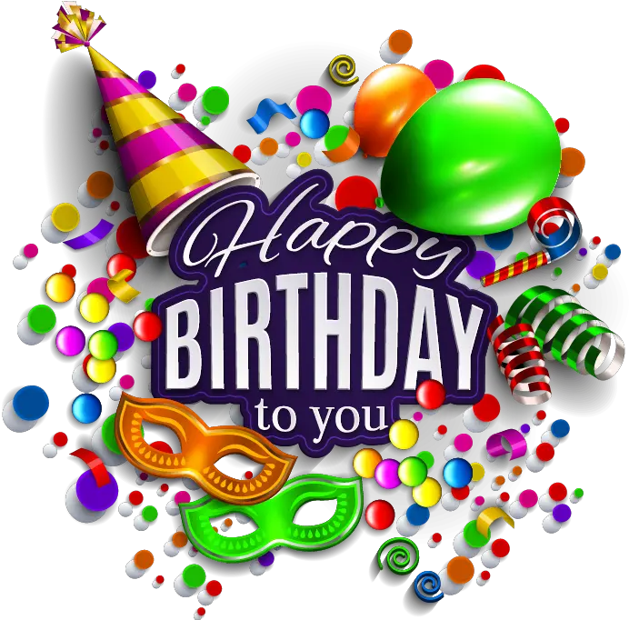  Happy Birthday Vector Png Transparent Collections Happy Birthday Images Png Hd Happy Birthday Hat Png