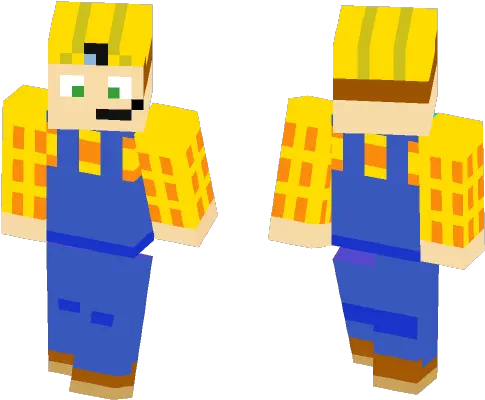  Download Bob Da Builder Minecraft Skin For Free Bruce Wayne Minecraft Skins Png Bob The Builder Png