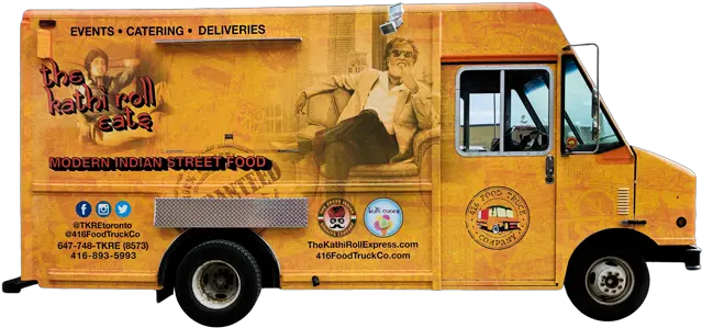  Food Truck Kathi Roll Express Food Truck Png Food Truck Png