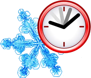  Filesnowflake Clockpng Wikimedia Commons Vector Clock Png Transparent Snow Flake Png