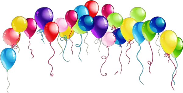  Globos Party Fiesta Cumpleaños Bebe Ballon De Fête Clipart Png Fiesta Png