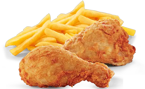  Download Hd Chicken U0026 Chips 2 Piece Chicken And Chips Fried Chicken And Chips Png Chips Png