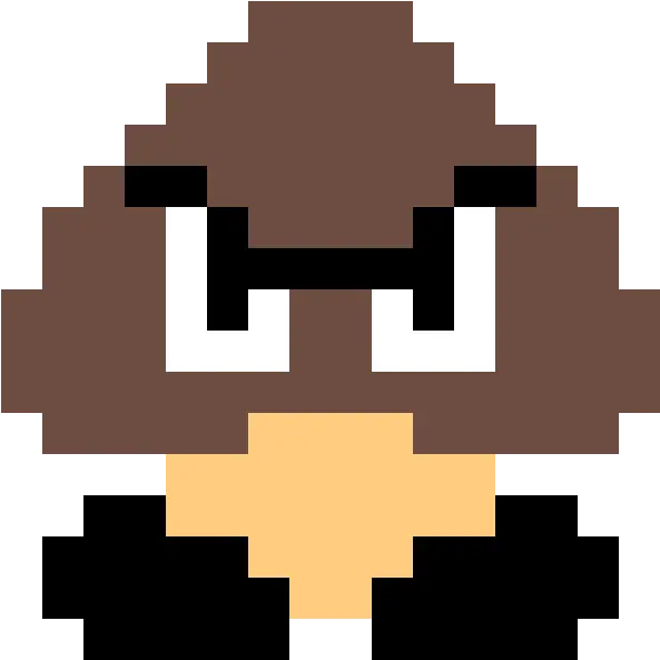  Pixilart Super Mario Bros Goomba Png Goomba Png