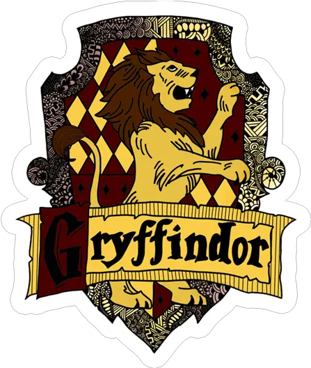  Gryffindor Sticker Just Stickers Harry Potter Gryffindor Png Gryffindor Logo Png