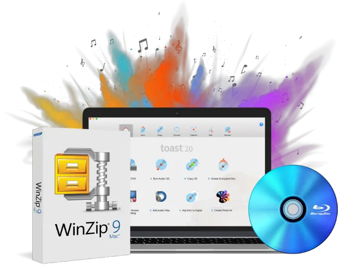  Cd U0026 Dvd Burning Software For Mac Toast 20 Pro By Roxio Winzip Png Mac Os 9 Icon