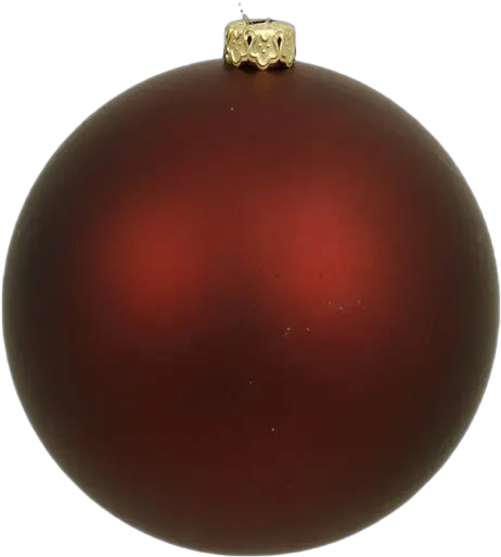  Download Red Christmas Ball Png File Ball Ornaments Christmas Ornament Ball Transparent