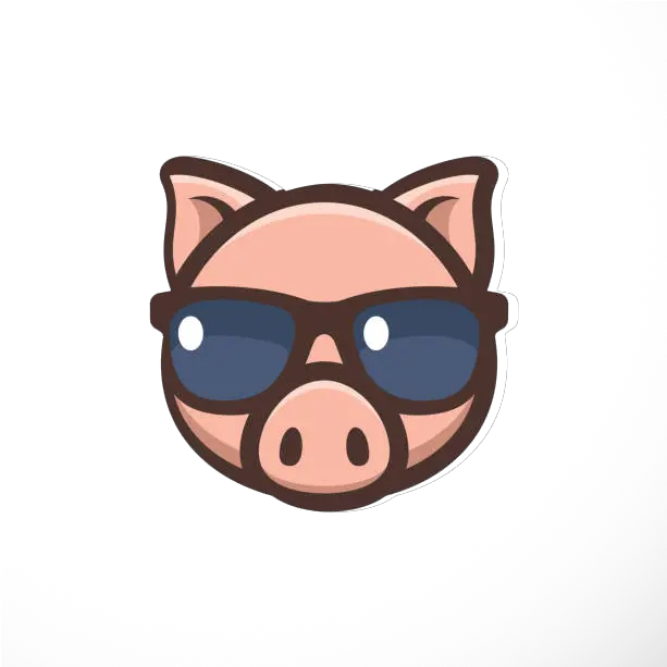  Win A Pig Online Competitions Pig Face With Glasses Png Cartoon Glasses Png