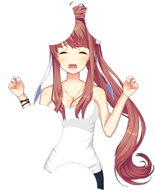  View Samegoogleiqdbsaucenao Goodbye Doki Doki Monika Cute Png Monika Png