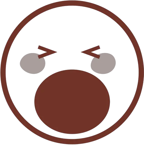  Open Mouth Closed Eyes Emoji Circle Png Eyes Emoji Transparent