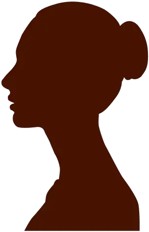  Woman Profile Silhouette Eastrn Europe Silhouette Woman Profile Drawing Png Neck Png