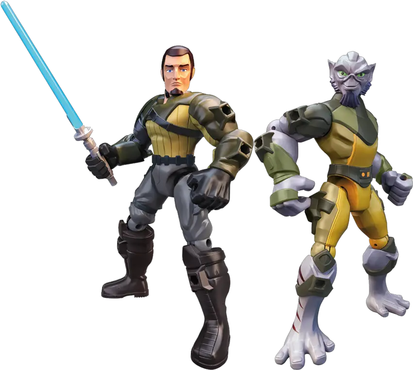  Hasbrou0027s Jurassic Park U0026 Star Wars Rebels Hero Mashers Kanan And Zeb Png Star Wars Rebels Icon