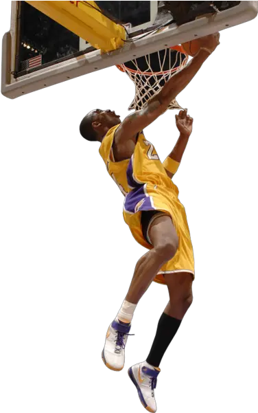  Kobe Bryant Dunking Transparent Png Kobe Png Kobe Bryant Transparent