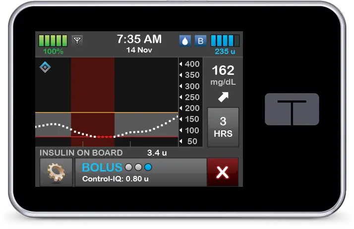  Control Iq Software Update For The Tslim X2 Tandem Tandem Tslim X2 Png Windows 8.1 Adjust Icon Size