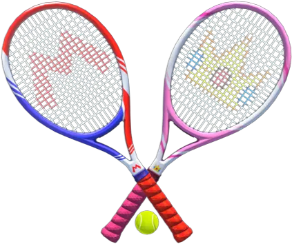  Rackets Super Mario Tennis Racket Png Mario Tennis Aces Logo