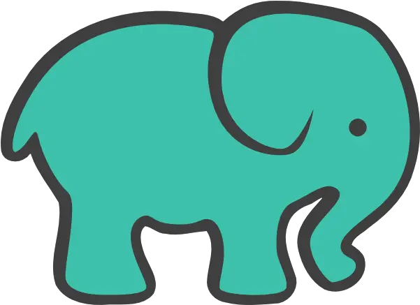  Download How To Set Use Teal Elephant Clipart Full Size Elephant Drawing Png Elephant Clipart Png