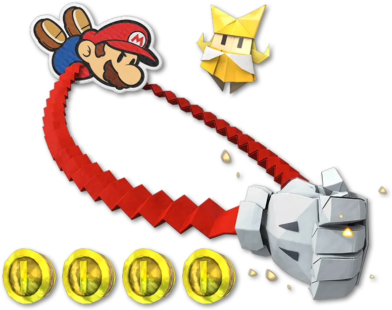  Paper Mario The Origami King Paper Mario The Origami King Mario Png Paper Mario Transparent