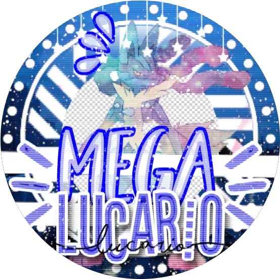  Icon Mega Lucario Insta Lines Sticker Dot Png Mega Icon