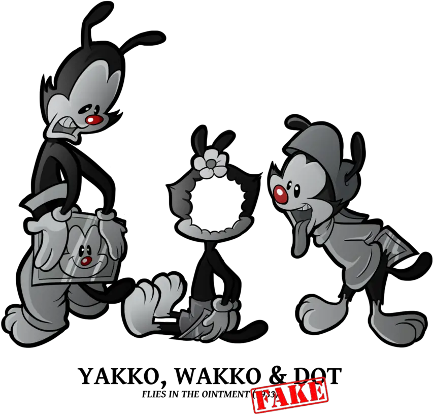  Animaniacs Yakko X Dot Yakko Wakko And Dot Png Comic Book Dots Png