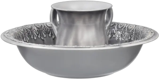  Stainless Steel Washing Cup Silver W Lace Texture Saucer Png Lace Texture Png