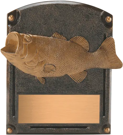  Rlf0002hg Bass Fish Plaque Trophy Png Bass Fish Png