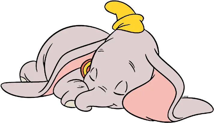  Dumbo Clip Art Disney Galore Dumbo Sleeping Png Dumbo Png