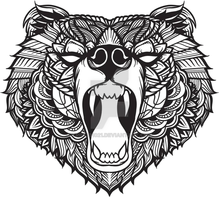  Florida Black Bear Tattoo Grizzly Youtube Cm Punk Png Grizzly Bear Tatto Png Cm Punk Png