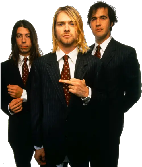  Nirvana Kurt Cobain In A Suit Png Nirvana Png