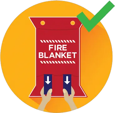  Fire Safety Equipment Fire And Rescue Nsw Fire Blanket Usage Instruction Png Fire Safety Icon