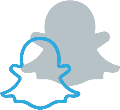  Logo Media Snapchat Social Icon Snapchat Logo Png Blue Snapchat Logo Png