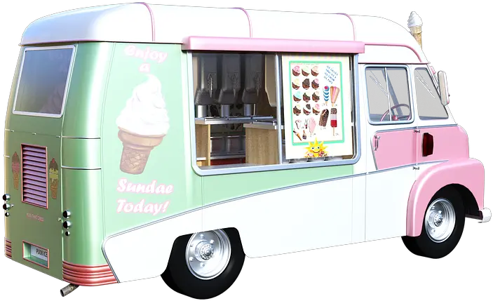  Ice Cream Truck Snack Ice Cream Van Png Ice Cream Truck Png