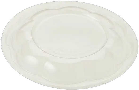  Pla Raised Lid Fits 24 32 And 48 Oz Clear Salad Bowl 600 Count Png