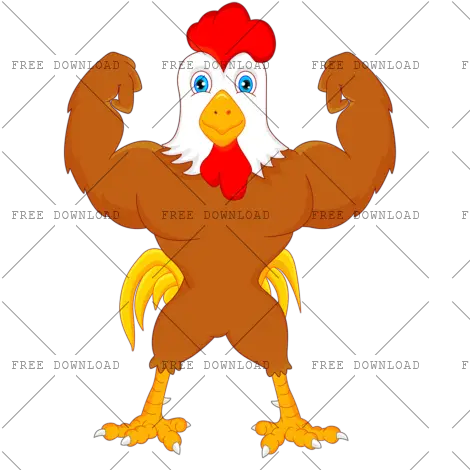  Cock Chicken Rooster Png Image With Transparent Background Brown Rooster Cartoon Chicken Transparent